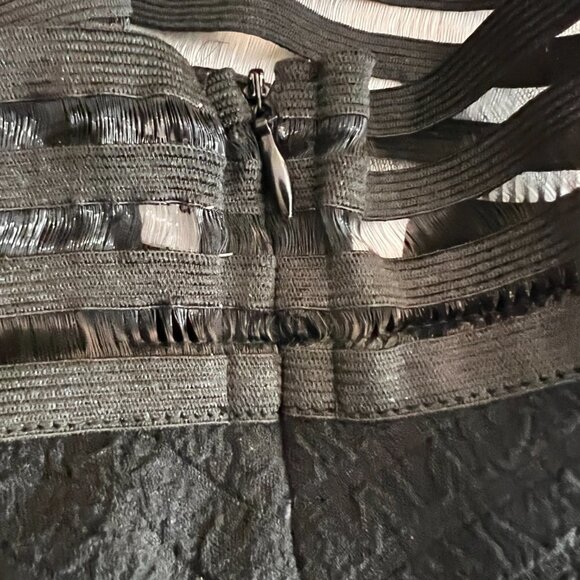 Sandro Paris Flared Mini Black Skirt Size 1 - Picture 4 of 7